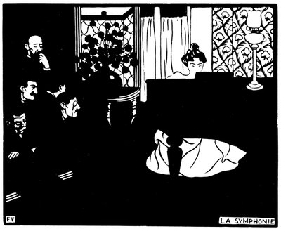 The Symphony by Félix Valloton